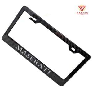 LP142z_Maserati_Silver_Text_Only_Plate_Frame