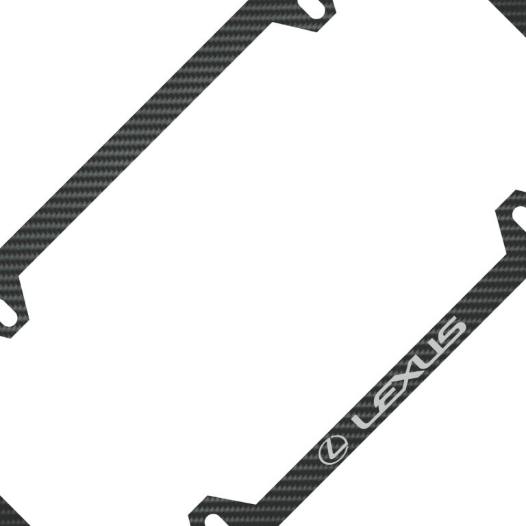 Lexus Carbon Fiber License Frame 4H Exotic Carbon Fiber
