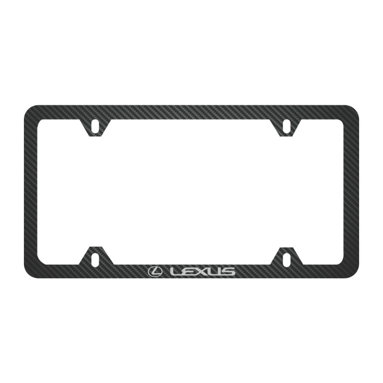 Lexus Carbon Fiber License Frame 4H Exotic Carbon Fiber