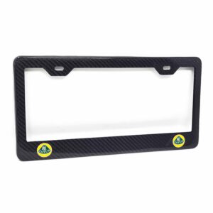 Lotus License Frame Color Logos Only Exotic Carbon Fiber