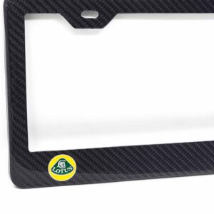 Lotus License Frame Color Logos Only Exotic Carbon Fiber
