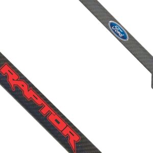 Ford Raptor License Frame Red Text Exotic Carbon Fiber