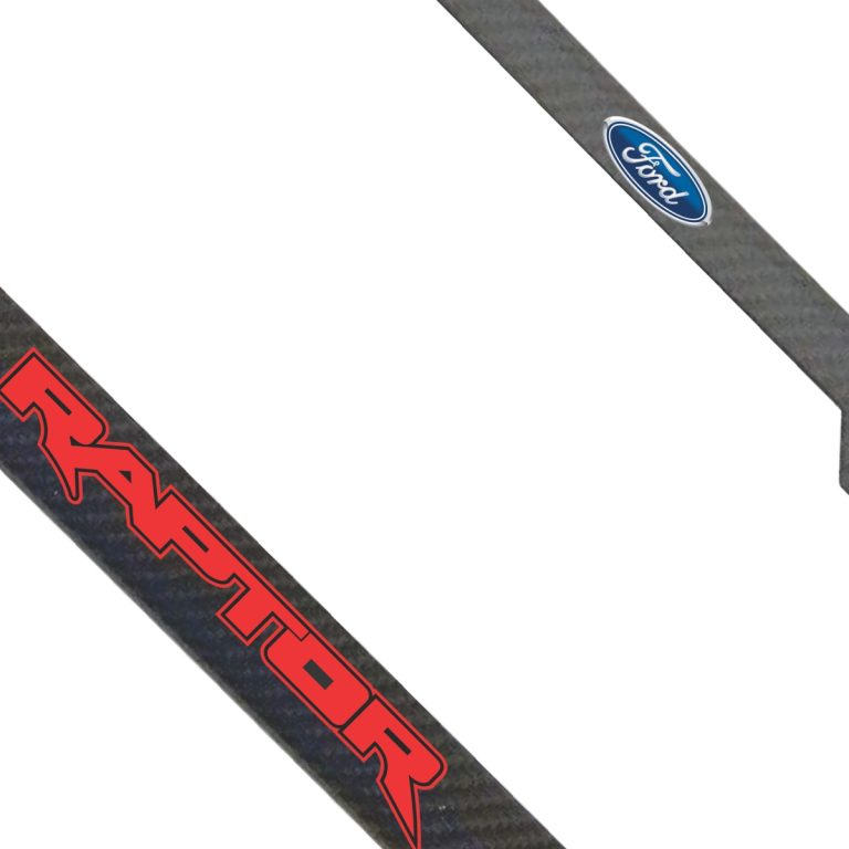 Ford Raptor License Frame Red Text Exotic Carbon Fiber