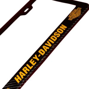 Harley Davidson Carbon Fiber License Frame Exotic Carbon Fiber