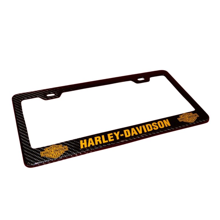 Harley Davidson Carbon Fiber License Frame Exotic Carbon Fiber