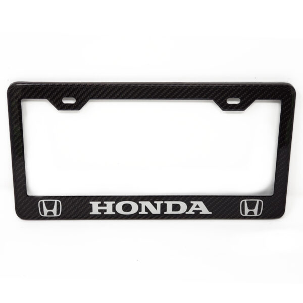 Purchase Honda Accord Name Chrome on Black License Plate Made in USA