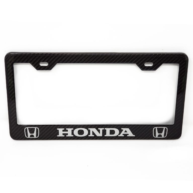 Honda Carbon Fiber License Frame Exotic Carbon Fiber