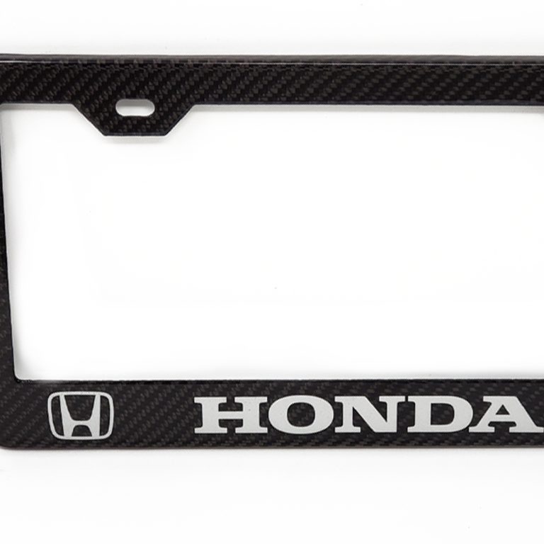 Honda Carbon Fiber License Frame Exotic Carbon Fiber
