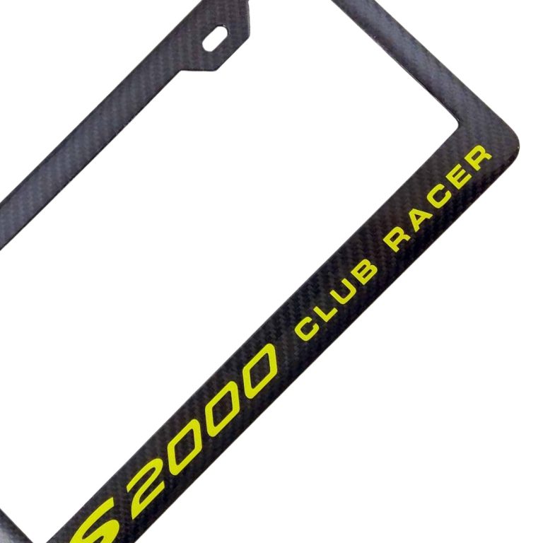 Honda Club Racer S2000 License Frame Exotic Carbon Fiber