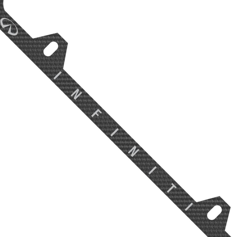 Infiniti Carbon Fiber License Frame 4 Hole Exotic Carbon Fiber