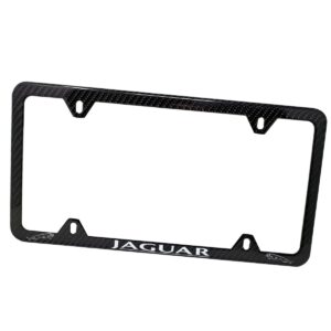 Jaguar Frame White Outline Logos 4 Hole Exotic Carbon Fiber