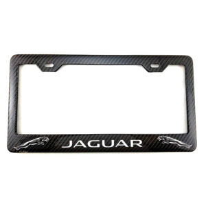 Jaguar Frame White Text Outline Logos Exotic Carbon Fiber