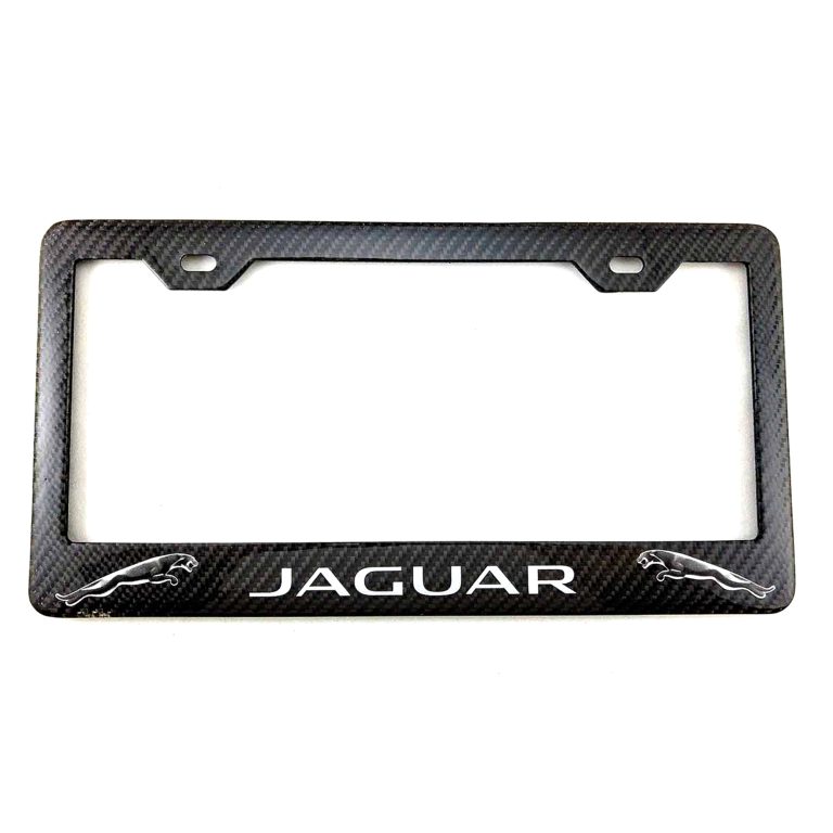 Jaguar Frame White Text Outline Logos Exotic Carbon Fiber