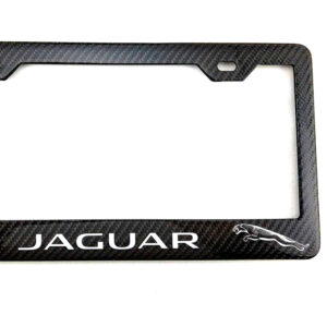 Jaguar Frame White Text Outline Logos Exotic Carbon Fiber