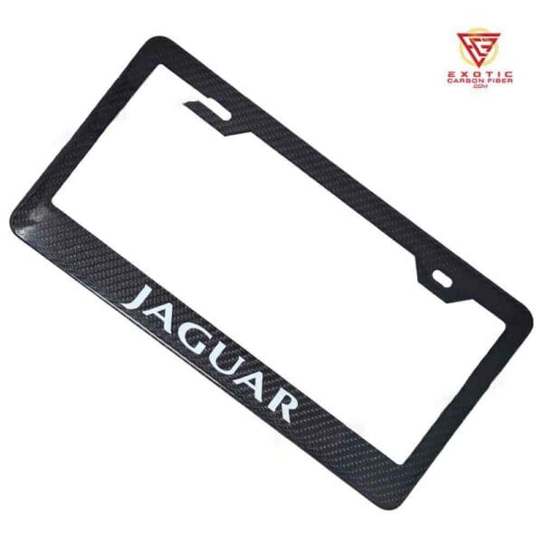 LP037z_Jaguar_Silver_Text_Only_Plate_Frame