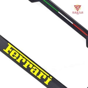 LP178zb_Ferrari_Yellow_Text_Only_Italy_Flag_Plate_Frame