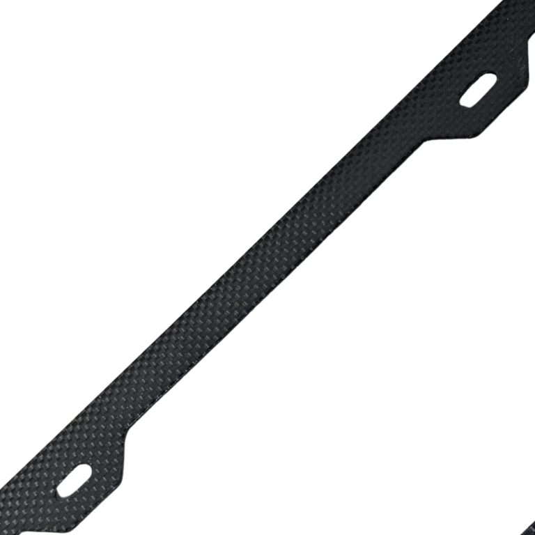 Blank Carbon Fiber License Frame 2H 1x1 Gloss Exotic Carbon Fiber