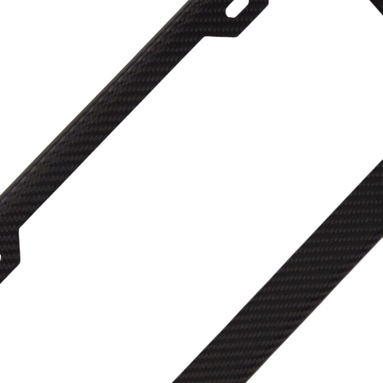 Blank Carbon Fiber License Frame 2H 2x2 Matte Exotic Carbon Fiber