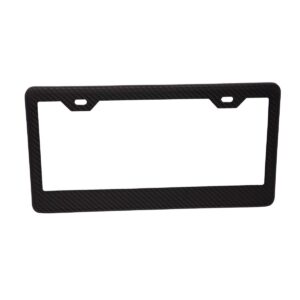 Blank Carbon Fiber License Frame 2H 2x2 Matte Exotic Carbon Fiber