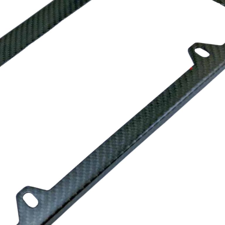 Blank Carbon Fiber License Frame 4H Gloss Thin Exotic Carbon Fiber