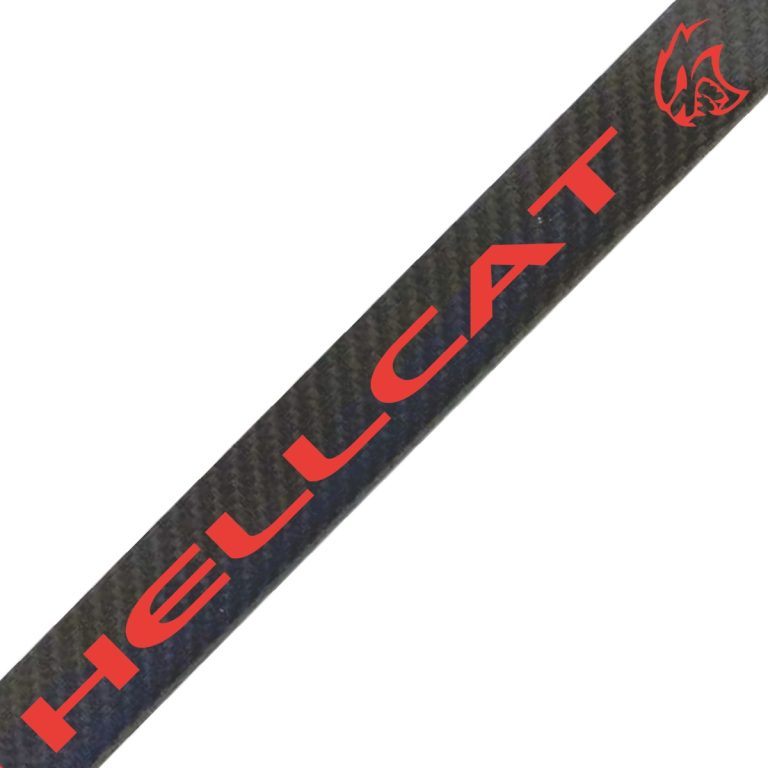 Dodge Hellcat License Frame Tor Red Exotic Carbon Fiber