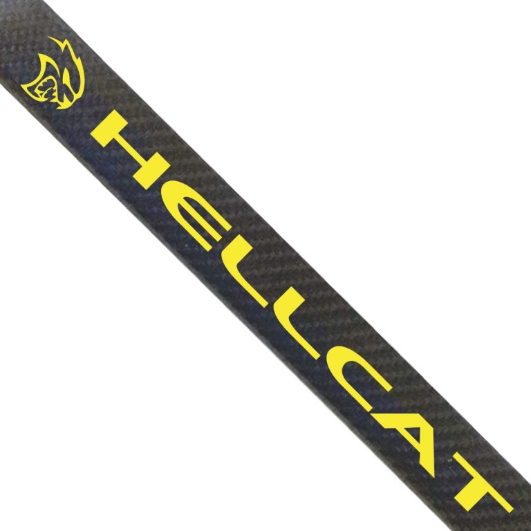 Dodge Hellcat License Frame Yellow Jacket Exotic Carbon Fiber