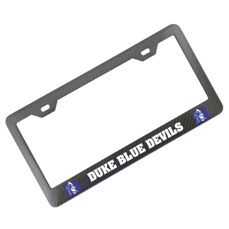 Duke License Frame Blue Devils Exotic Carbon Fiber