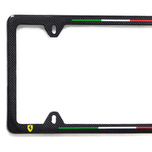 Ferrari 4H Frame Shields Double Italy Stripe Exotic Carbon Fiber