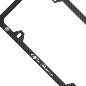Alfa Romeo 4H Frame Color Logos Exotic Carbon Fiber