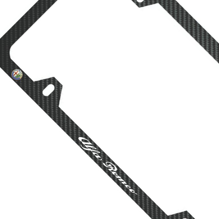 Alfa Romeo 4H Frame Color Logos Exotic Carbon Fiber