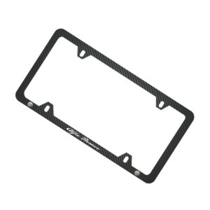 Alfa Romeo 4H Frame Color Logos Exotic Carbon Fiber