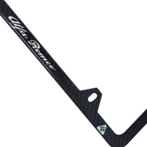 Alfa Romeo 4H Frame Quadrifoglio Logos Exotic Carbon Fiber