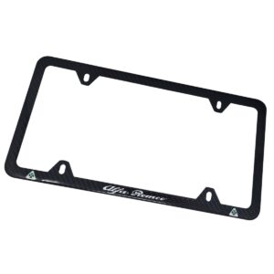 Alfa Romeo 4H Frame Quadrifoglio Logos Exotic Carbon Fiber