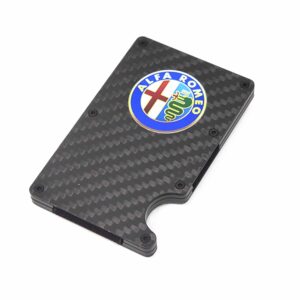 Alfa Romeo Quadrifoglio Credit Card Money Clip Exotic Carbon Fiber