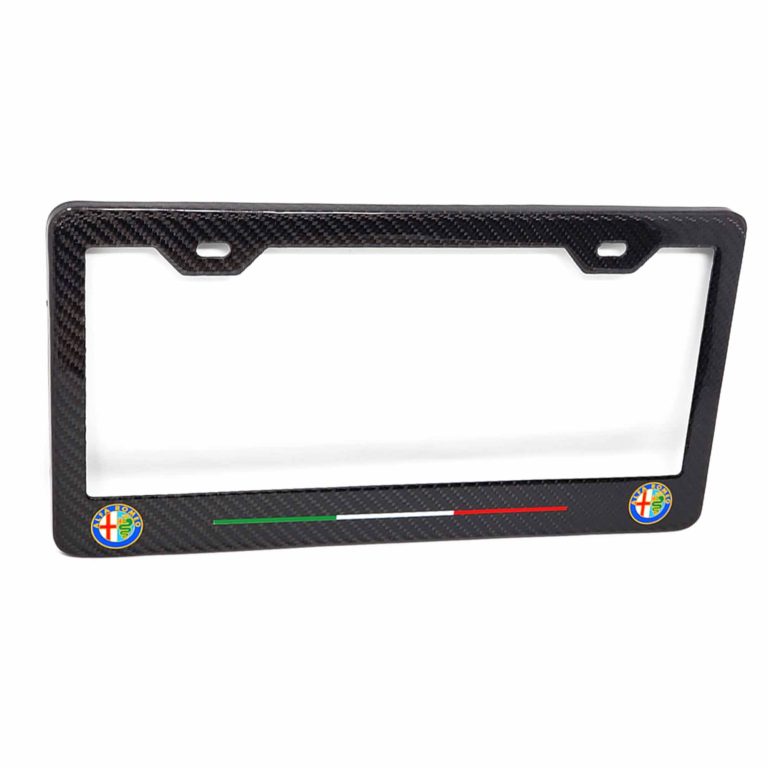 Alfa Romeo Frame Color Logos Only Italy Stripe Exotic Carbon Fiber