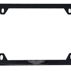 Aston Martin 4H Frame Silver Logo Only Exotic Carbon Fiber