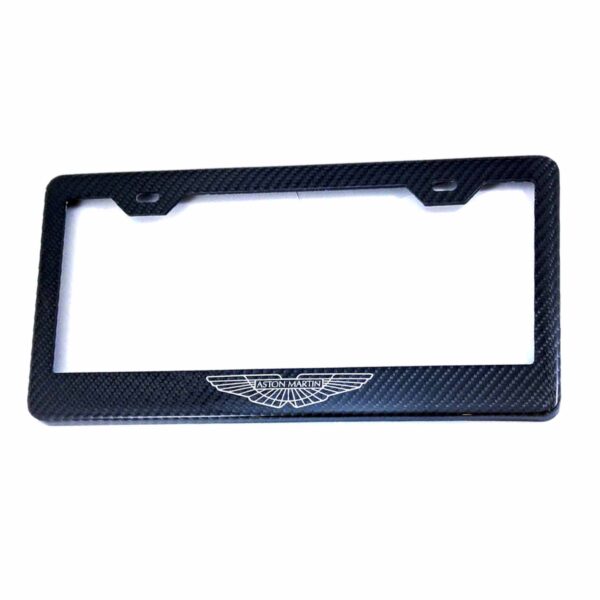 Aston Martin Frame Silver Logo Only - Exotic Carbon Fiber