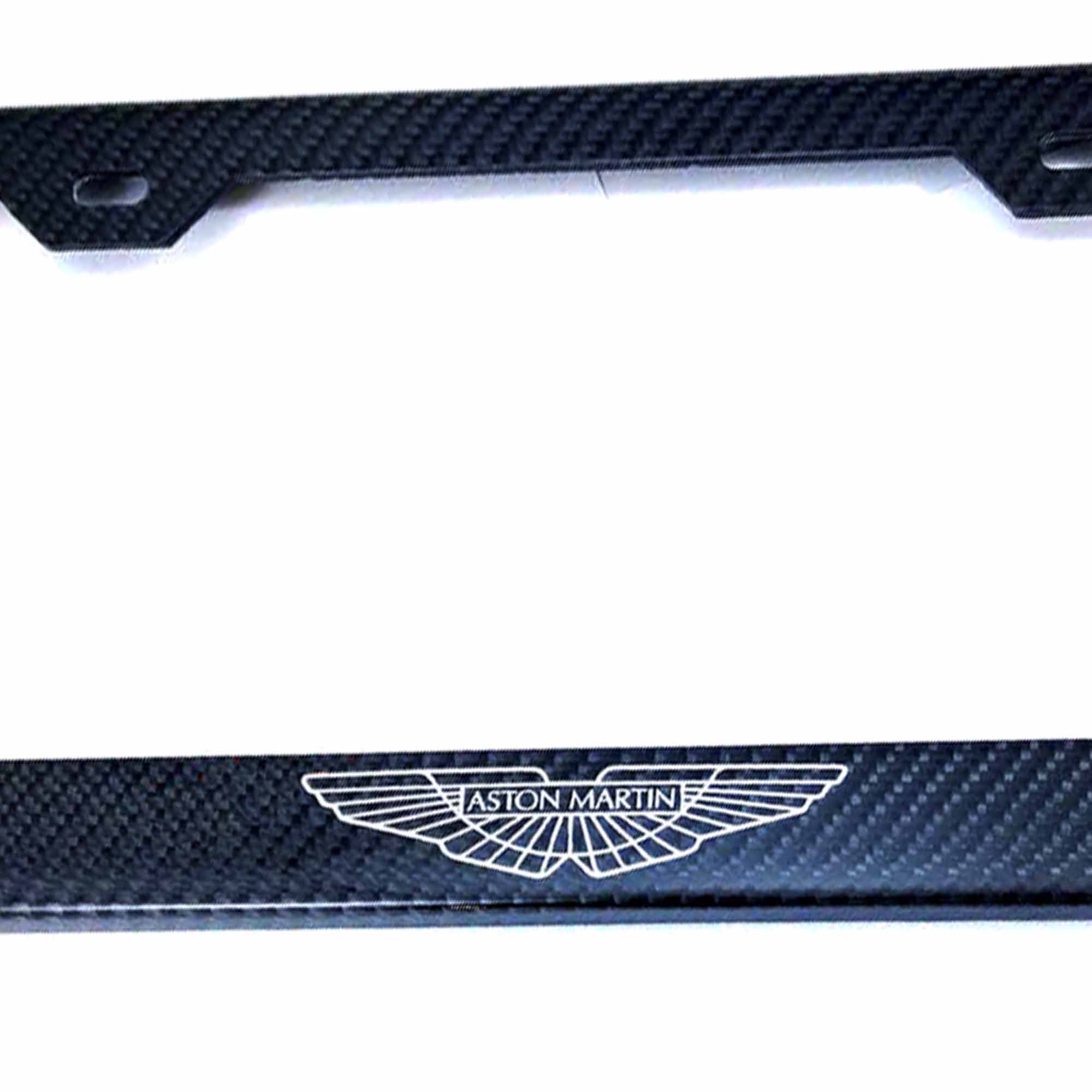 Aston Martin Frame Silver Logo Only - Exotic Carbon Fiber