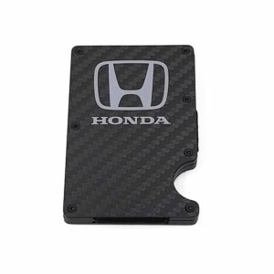 Honda Gray Credit Card Money Clip Exotic Carbon Fiber
