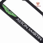 Aston Martin License Frame Green Logo White Text