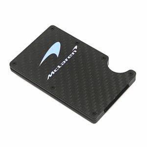 McLaren Credit Card Money Clip All Silver Exotic Carbon Fiber
