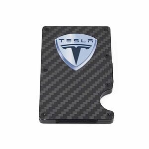 Tesla Credit Card Money Clip Exotic carbon Fiber