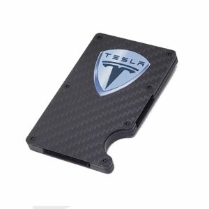 Tesla Credit Card Money Clip Exotic carbon Fiber