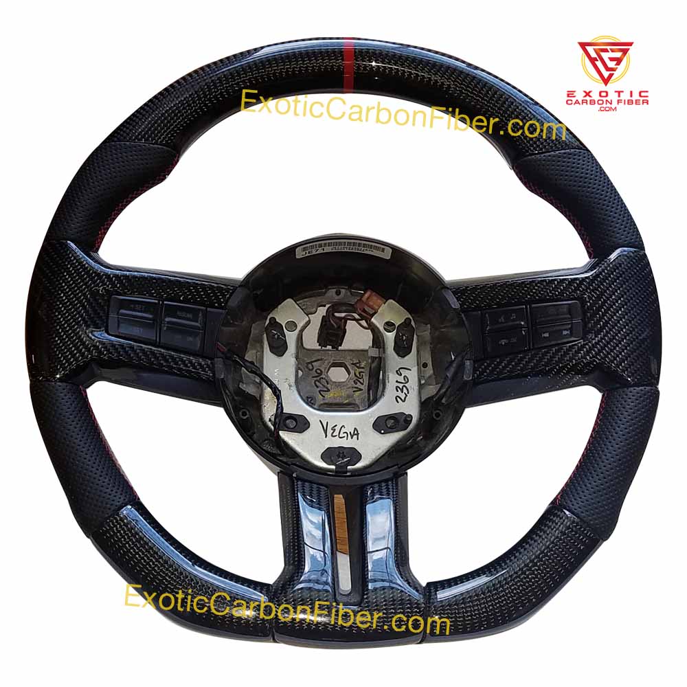 Mustang Carbon Fiber Steering Wheel Exotic Carbon Fiber