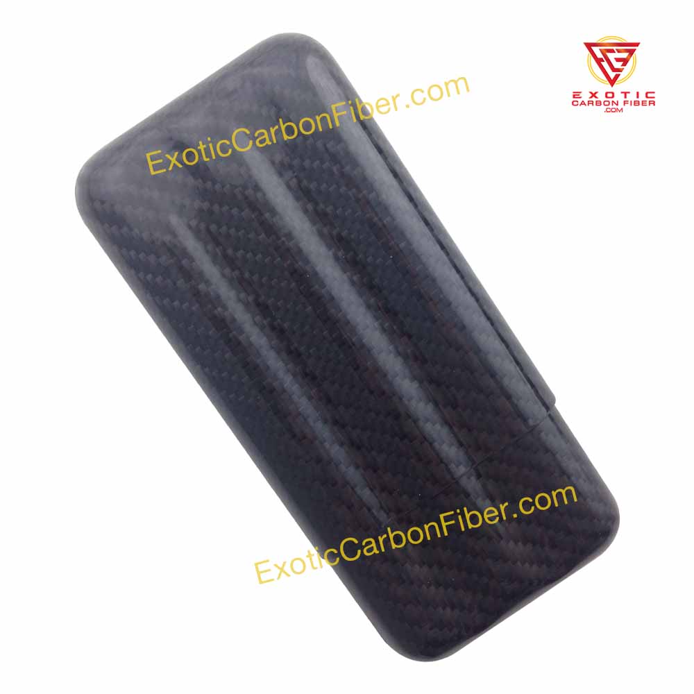 Carbon Fiber 3 Cigar Holder Blank - Exotic Carbon Fiber