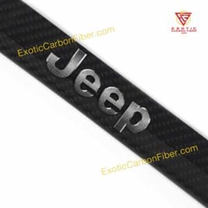 Jeep Carbon Fiber License Frame