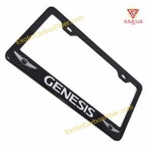 Genesis Carbon Fiber License Frame