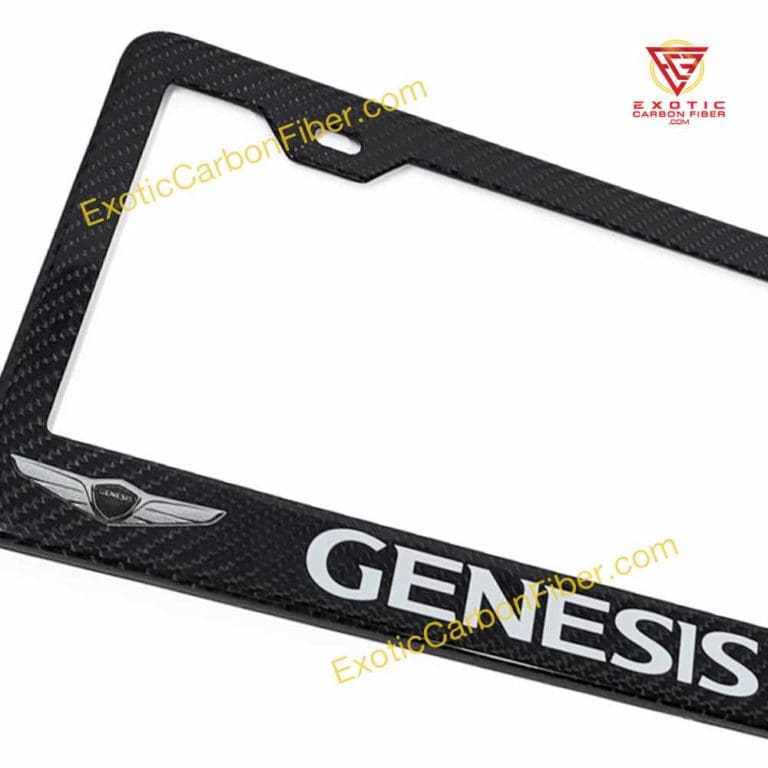 Genesis Carbon Fiber License Frame