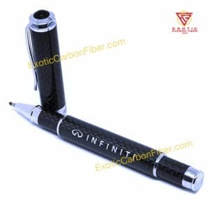 Infiniti Carbon Fiber Pen Silver