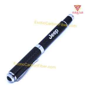 Jeep Carbon Fiber Pen Silver